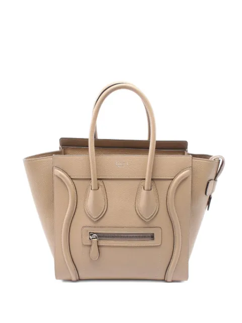 Céline Pre-Owned 2010s micro Luggage handbag