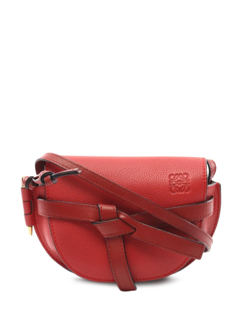Loewe Pre-Owned 2010s ゲート ショルダーバッグ ミニ - レッド Loewe Pre-Owned 2010s ゲート ショルダーバッグ ミニ - レッド