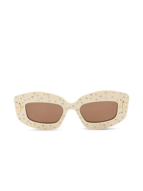 Loewe Pre-Owned 2020s geometric-frame sunglasses