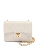 CHANEL Pre-Owned 1989-1991 mini Matelasse shoulder bag - White