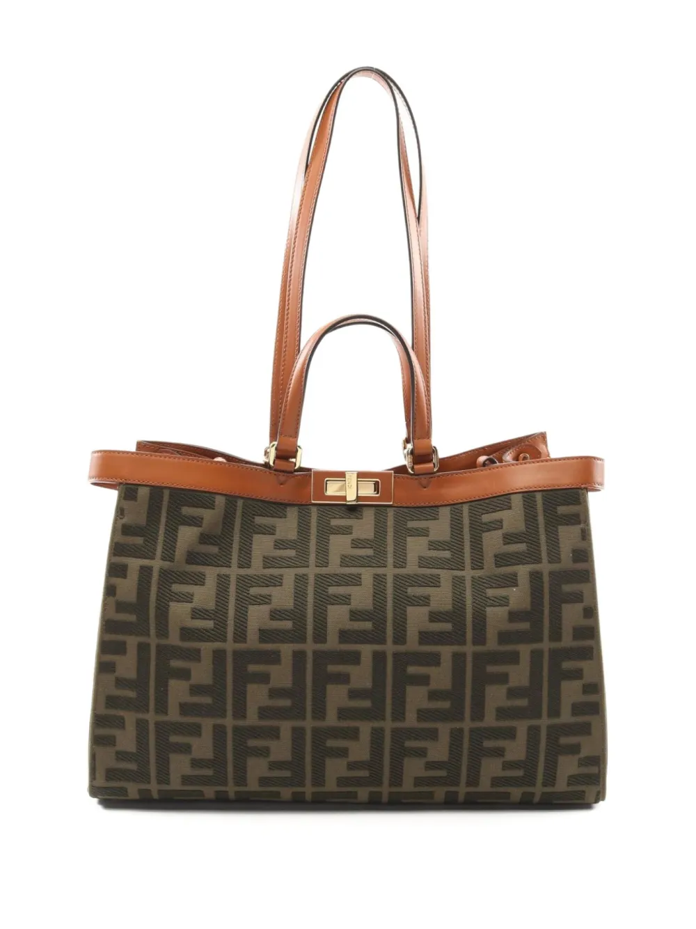 Fendi Pre-Owned 2010s medium Peekaboo handbag | Green | Image 1