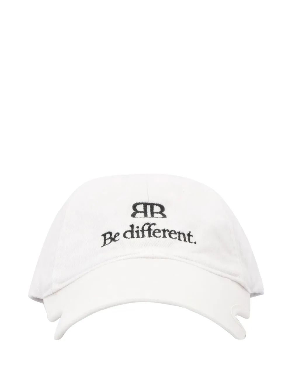 Balenciaga Kids logo-embroidered baseball cap hat Wit