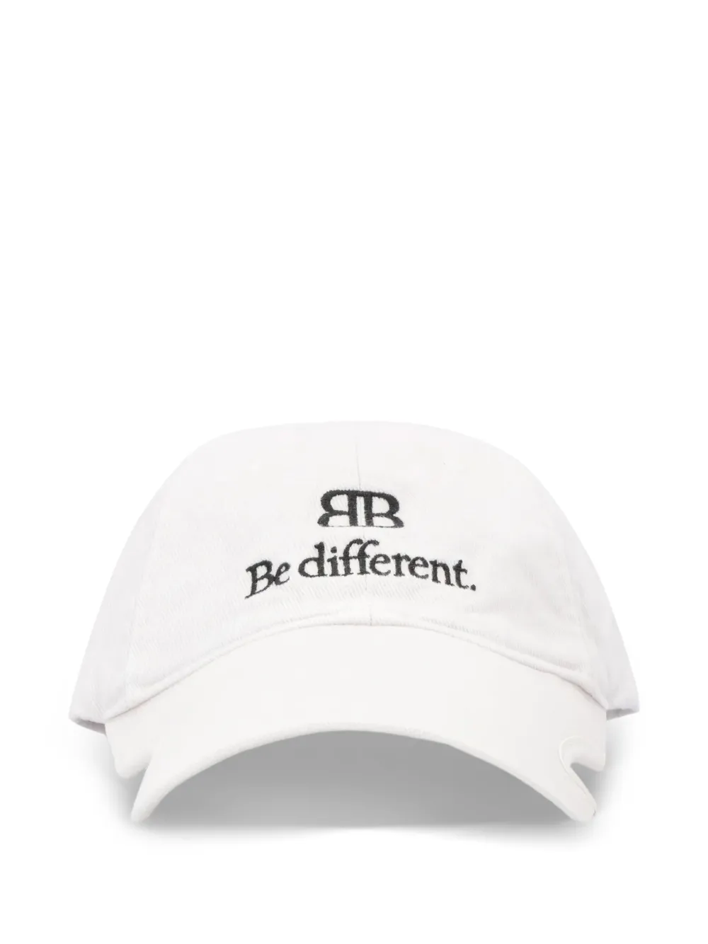 Balenciaga Kids logo-embroidered baseball cap hat Wit