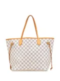Louis Vuitton Pre-Owned 2010 Damier Azur Neverfull MM tote bag - White