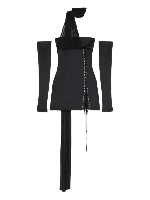 Blumarine Abito corto con spalle scoperte