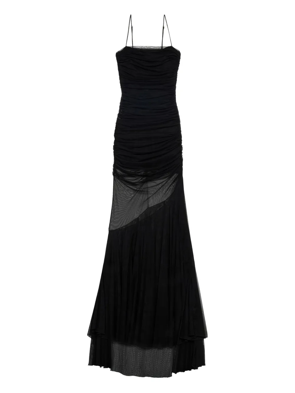 Blumarine Avondjurk met ruches Zwart