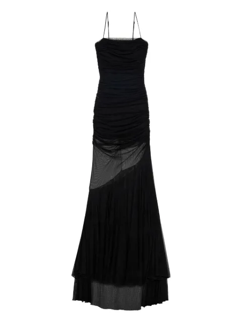 Blumarine ruched evening gown