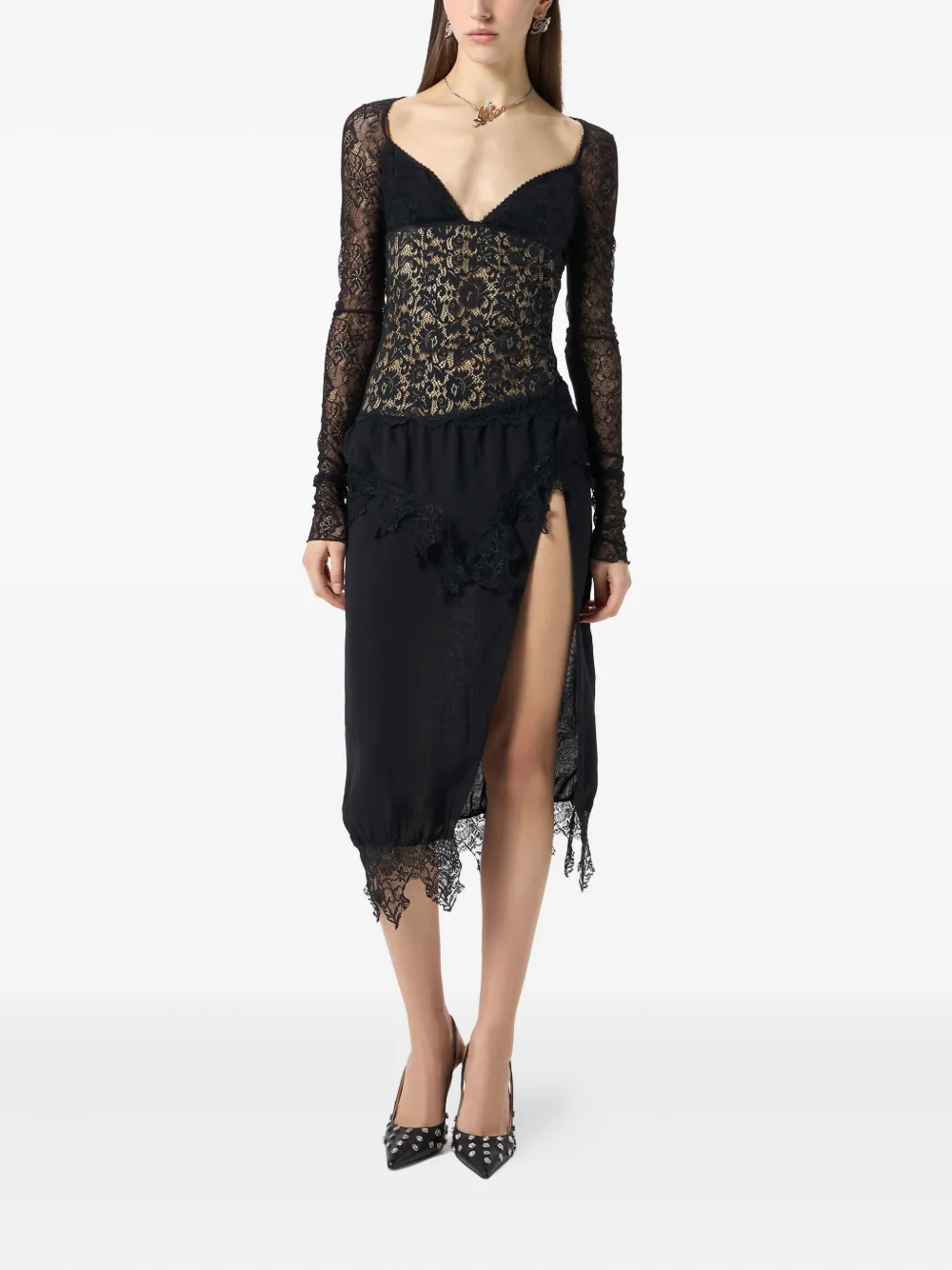Blumarine lace-bodice top | Vests & Tank Tops | Image 2