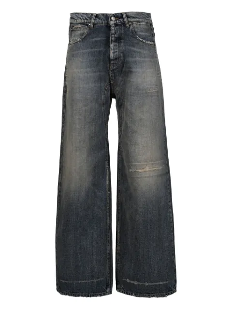 NO/FAITH STUDIOS logo-patch jeans