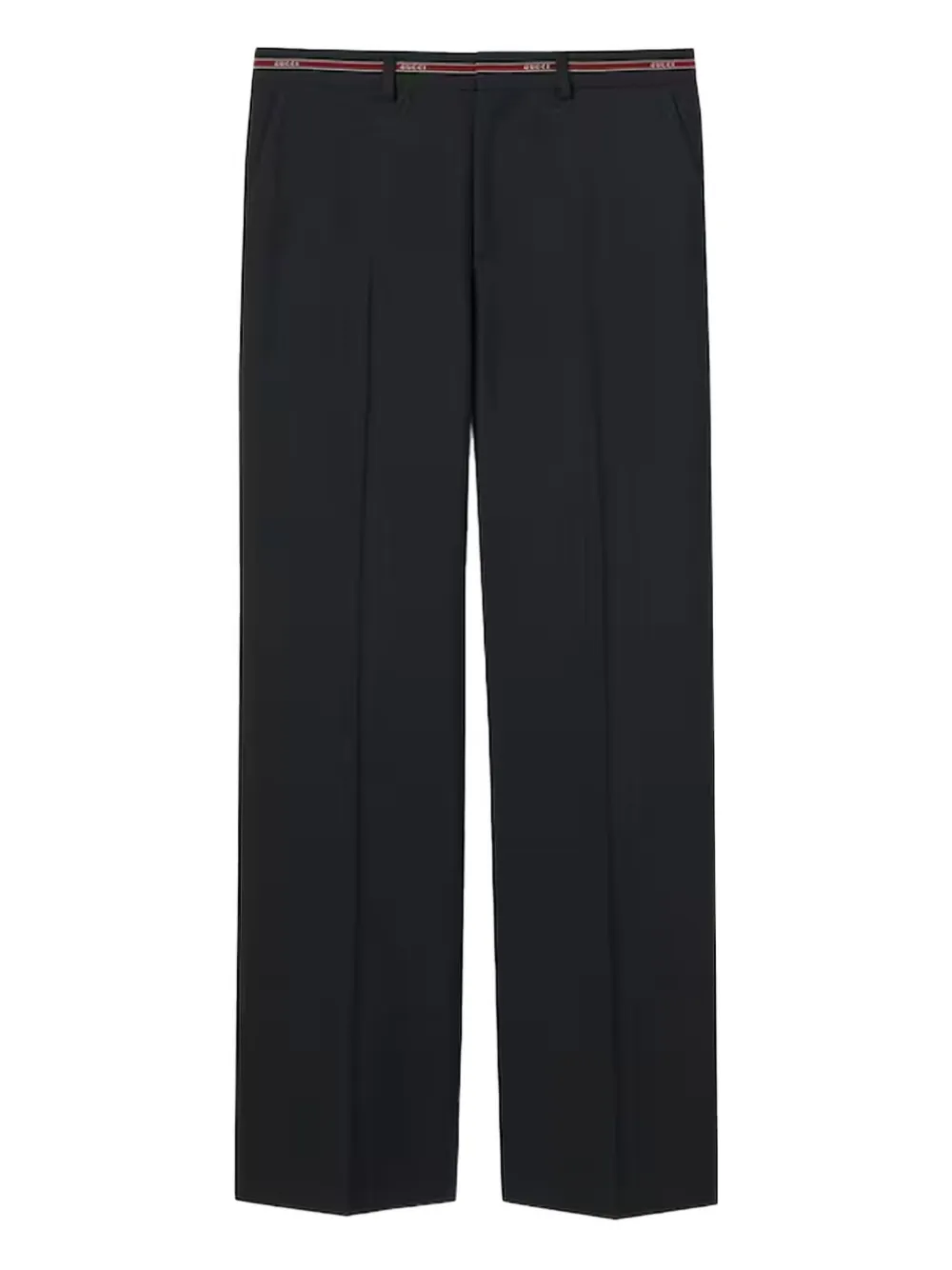 Gucci Wollen broek met tailleband Blauw