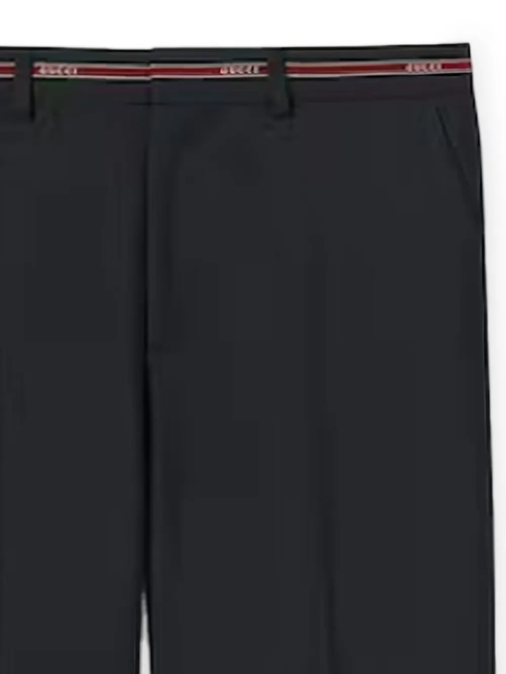 Gucci Wollen broek met tailleband Blauw