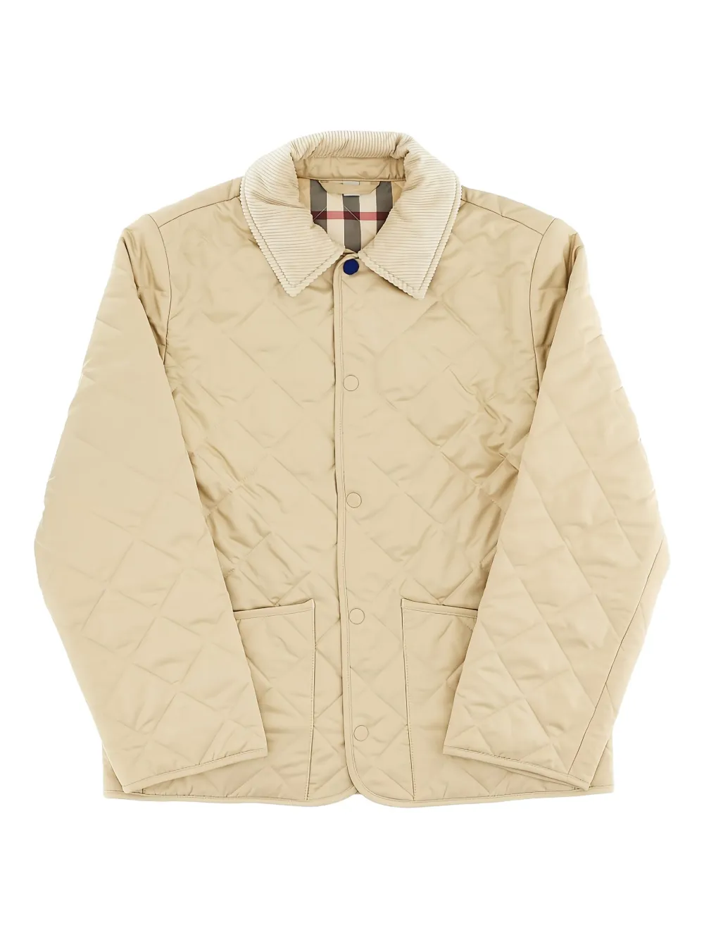 Burberry Kids quilted lightweight jacket Beige