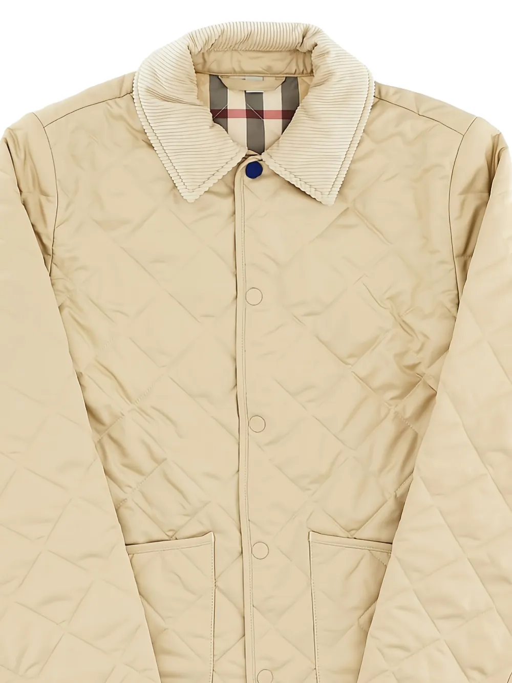 Burberry Kids quilted lightweight jacket Beige