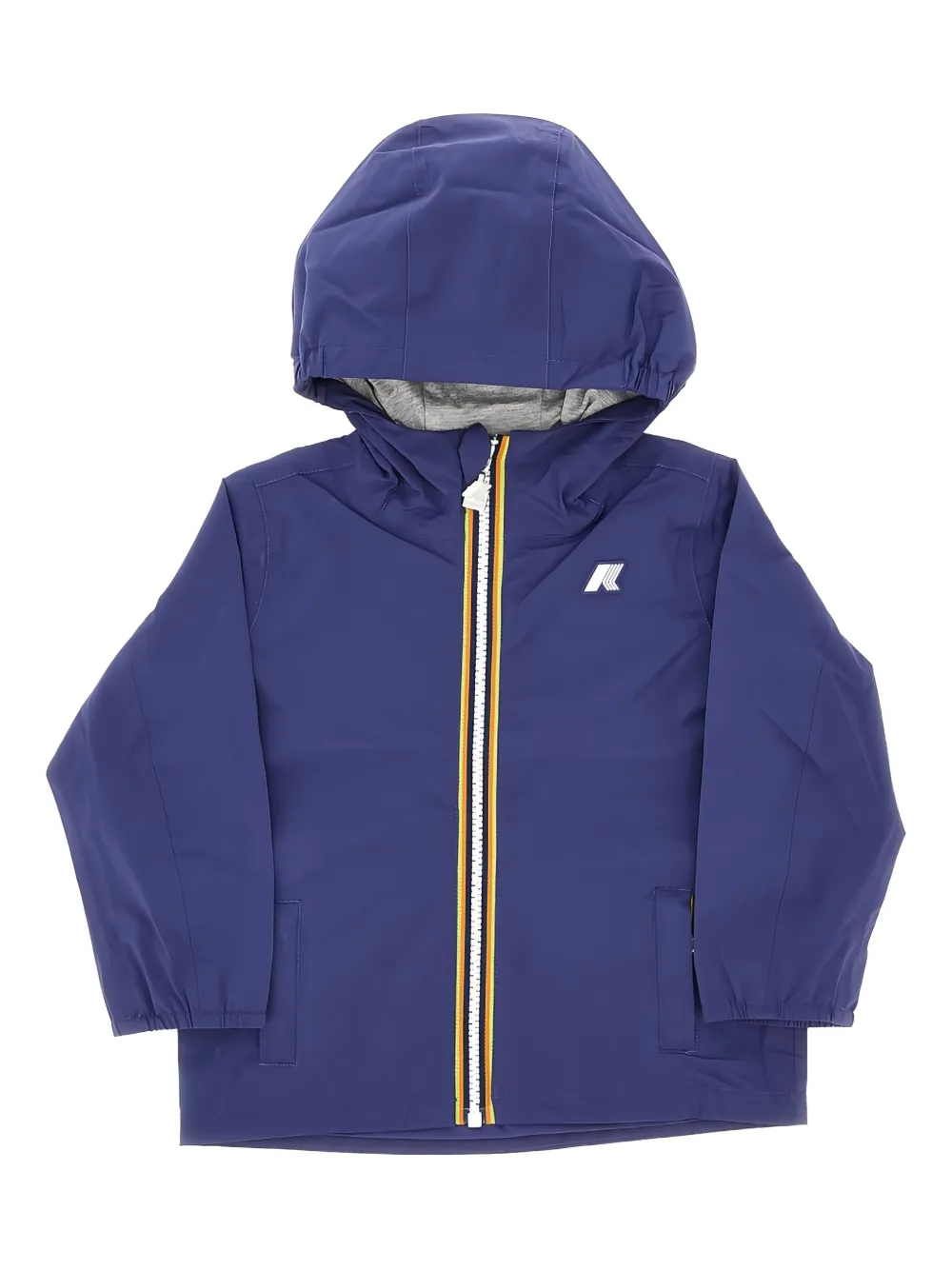 K-Way Jack hooded waterproof jacket Blauw