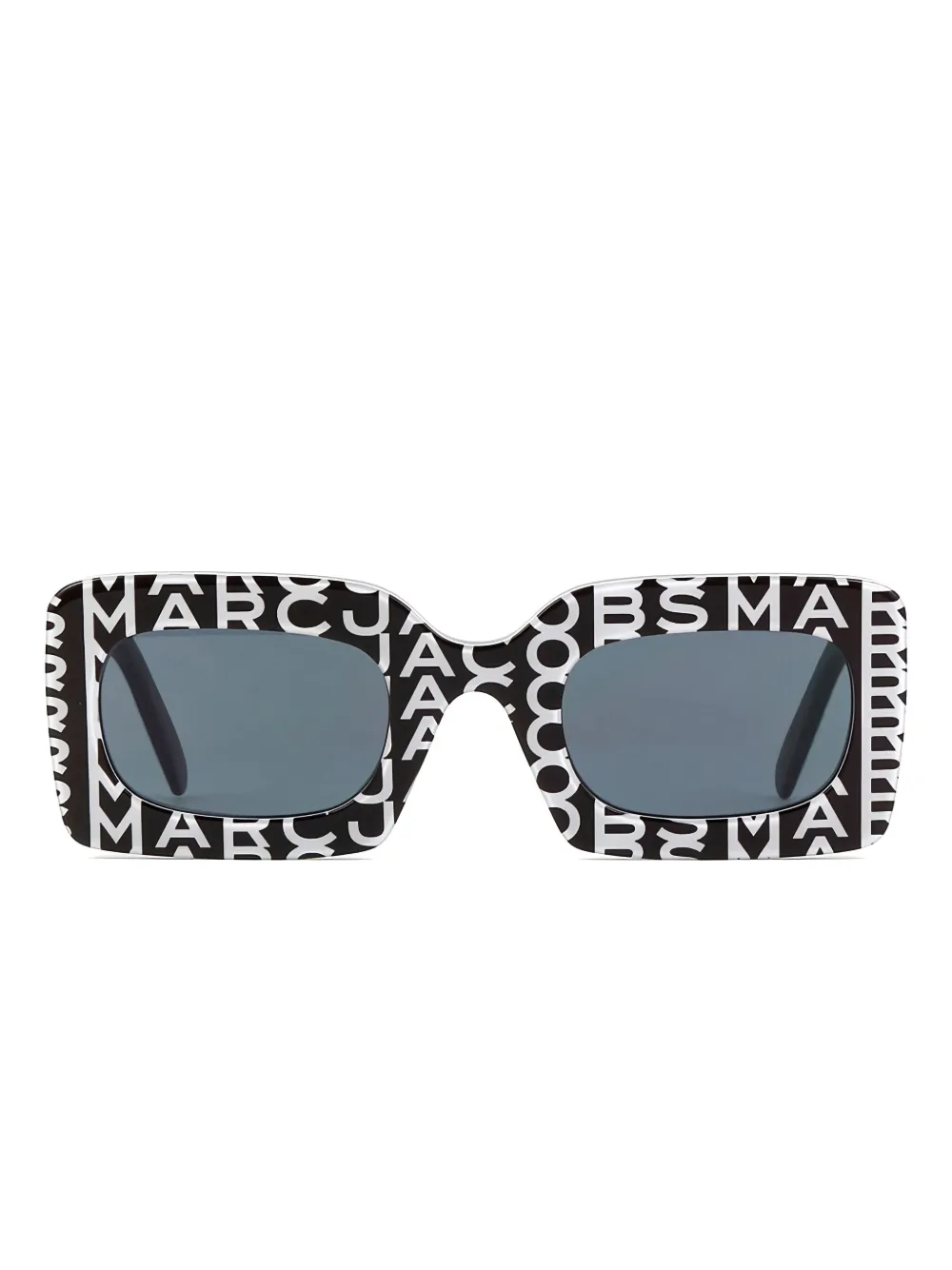 Marc Jacobs Eyewear スクエアフレーム サングラス - ブラック Marc Jacobs Eyewear スクエアフレーム サングラス - ブラック
