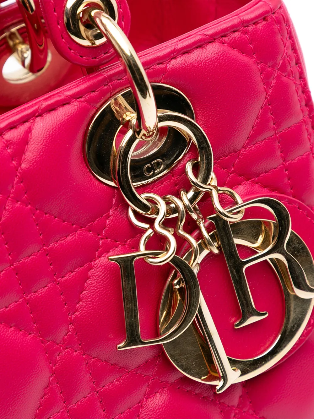 Christian Dior Pre-Owned 2015 ミディアム ラムスキン