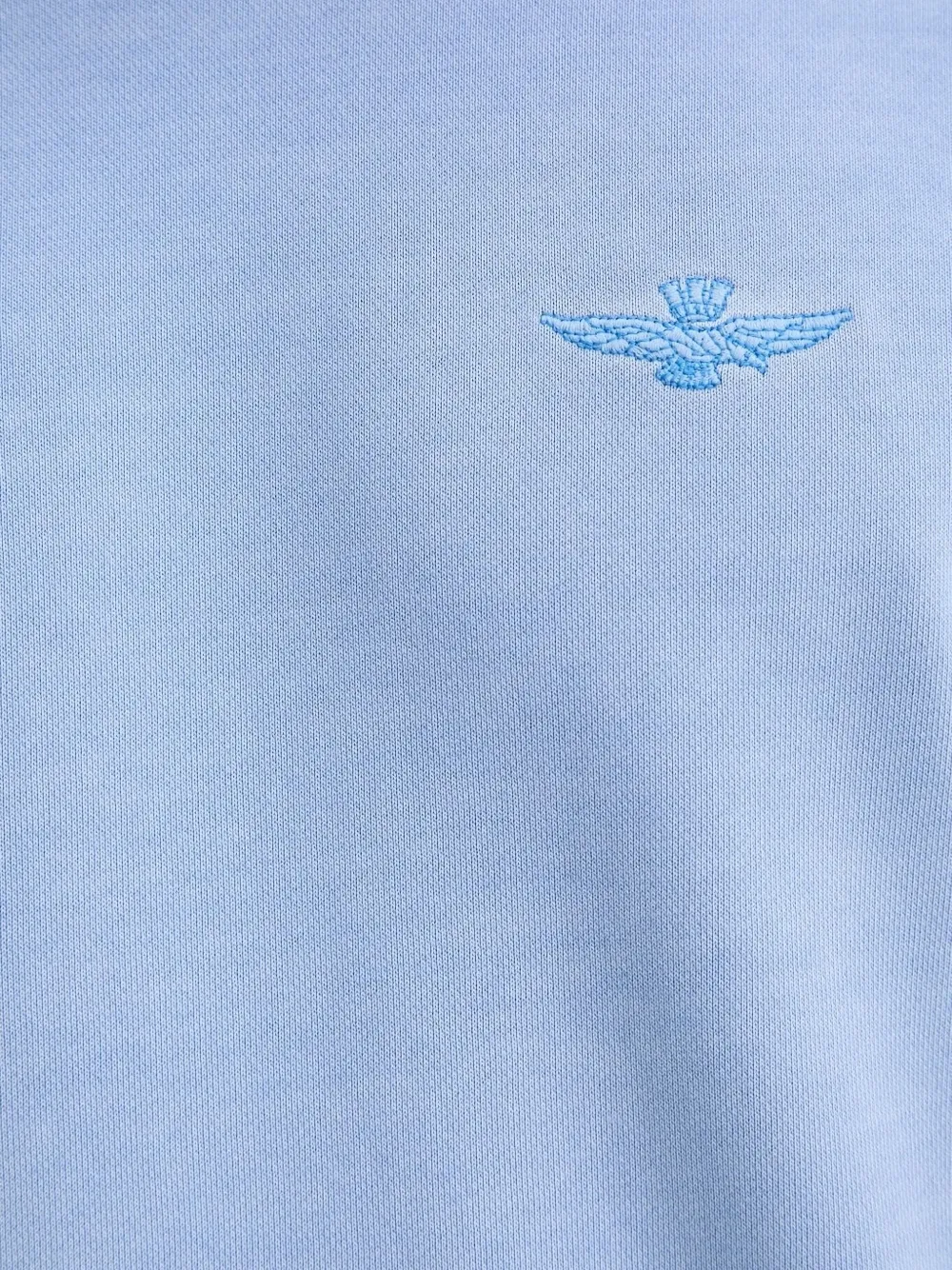 Aeronautica Militare embroidered-logo sweatshirt Blauw