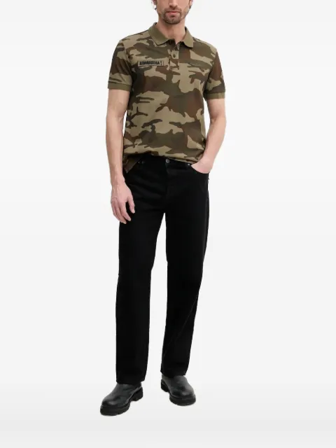 Aeronautica Militare camouflage-pattern polo shirt