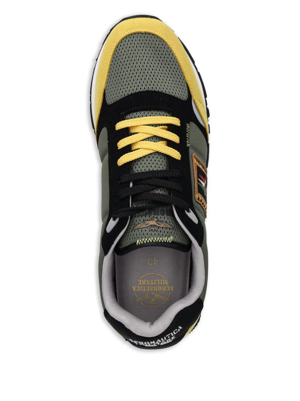Aeronautica Militare lace-up sneakers Green