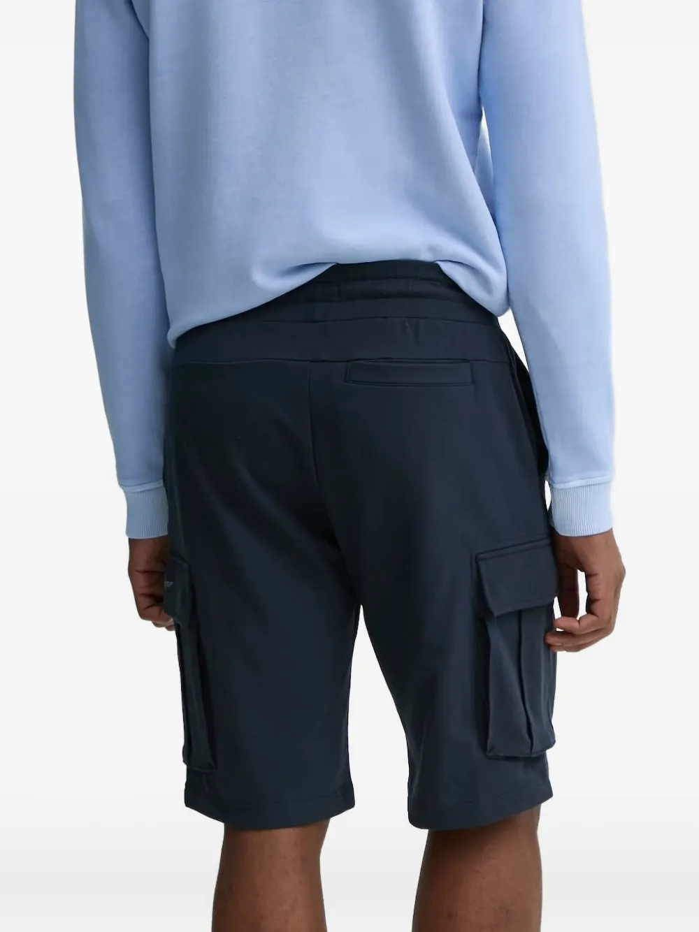 Aeronautica Militare Shorts met cargo zak - Blauw