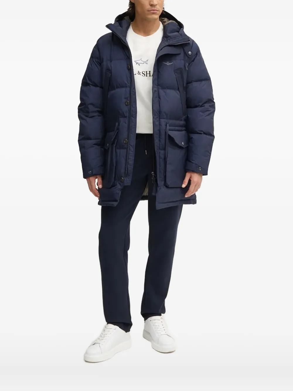 Aeronautica Militare Gewatteerde parka Blauw