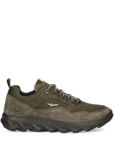 Aeronautica Militare suede mesh low-top sneakers
