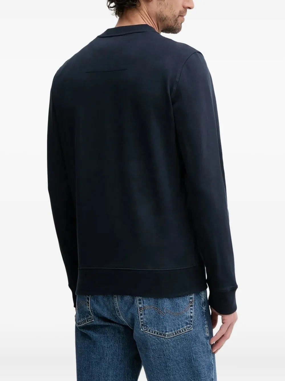 Aeronautica Militare Sweater met geborduurd logo - Blauw