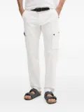 Aeronautica Militare cargo patch-pocket trousers - White