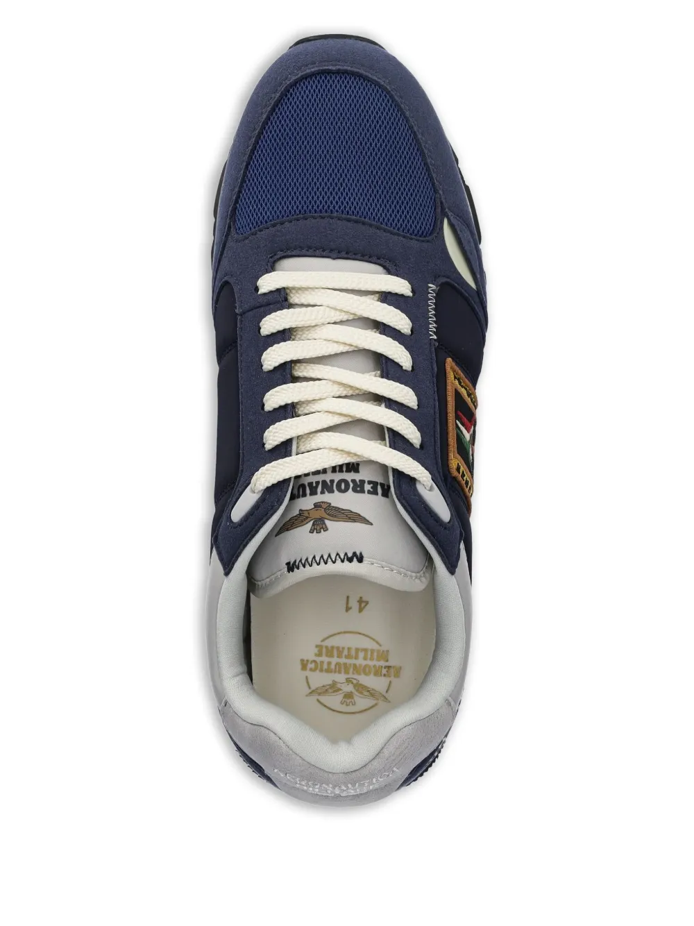 Aeronautica Militare patch-detail sneakers Blue