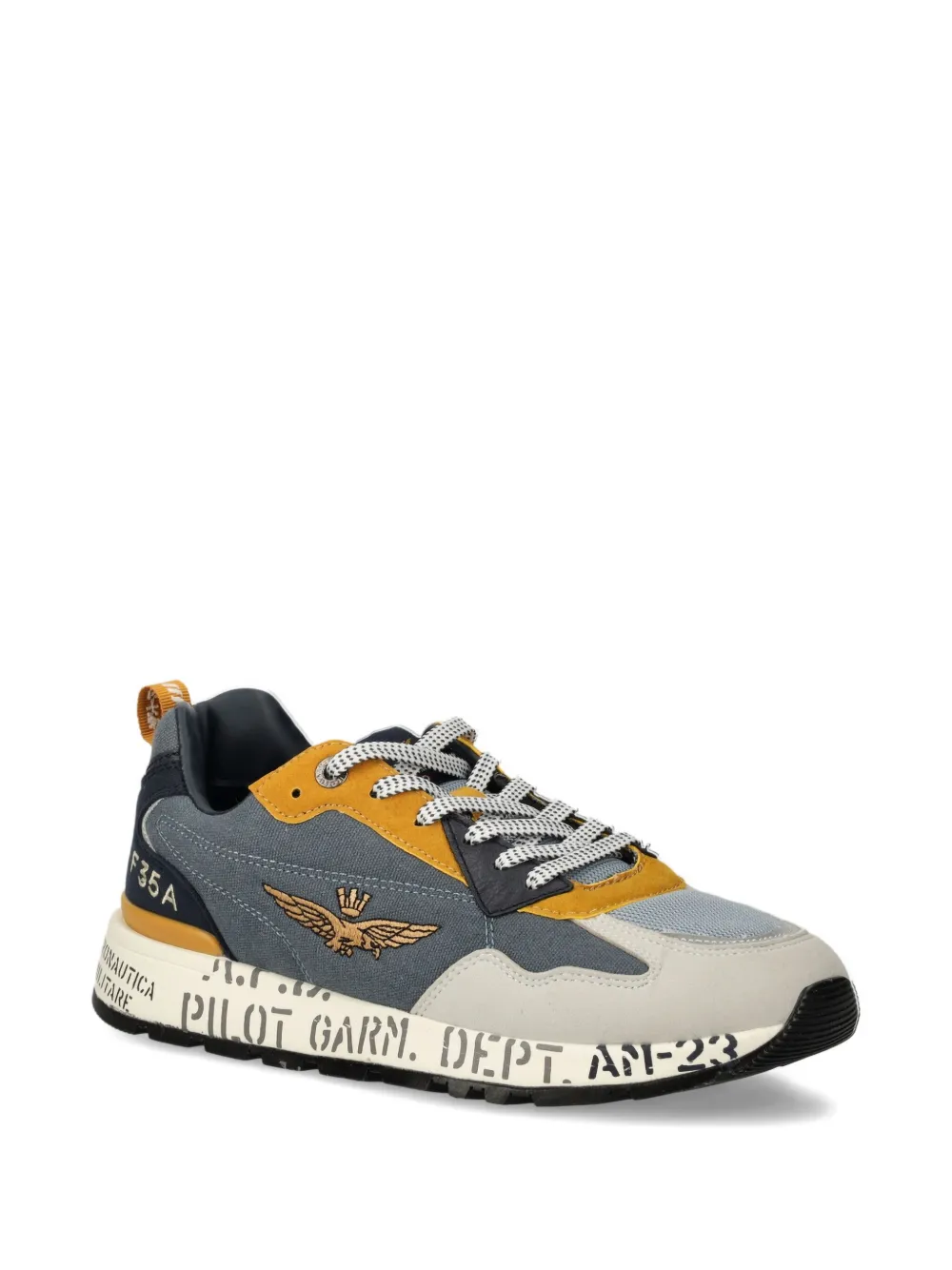 Aeronautica Militare logo-embroidered sneakers | Low-Tops | Image 2