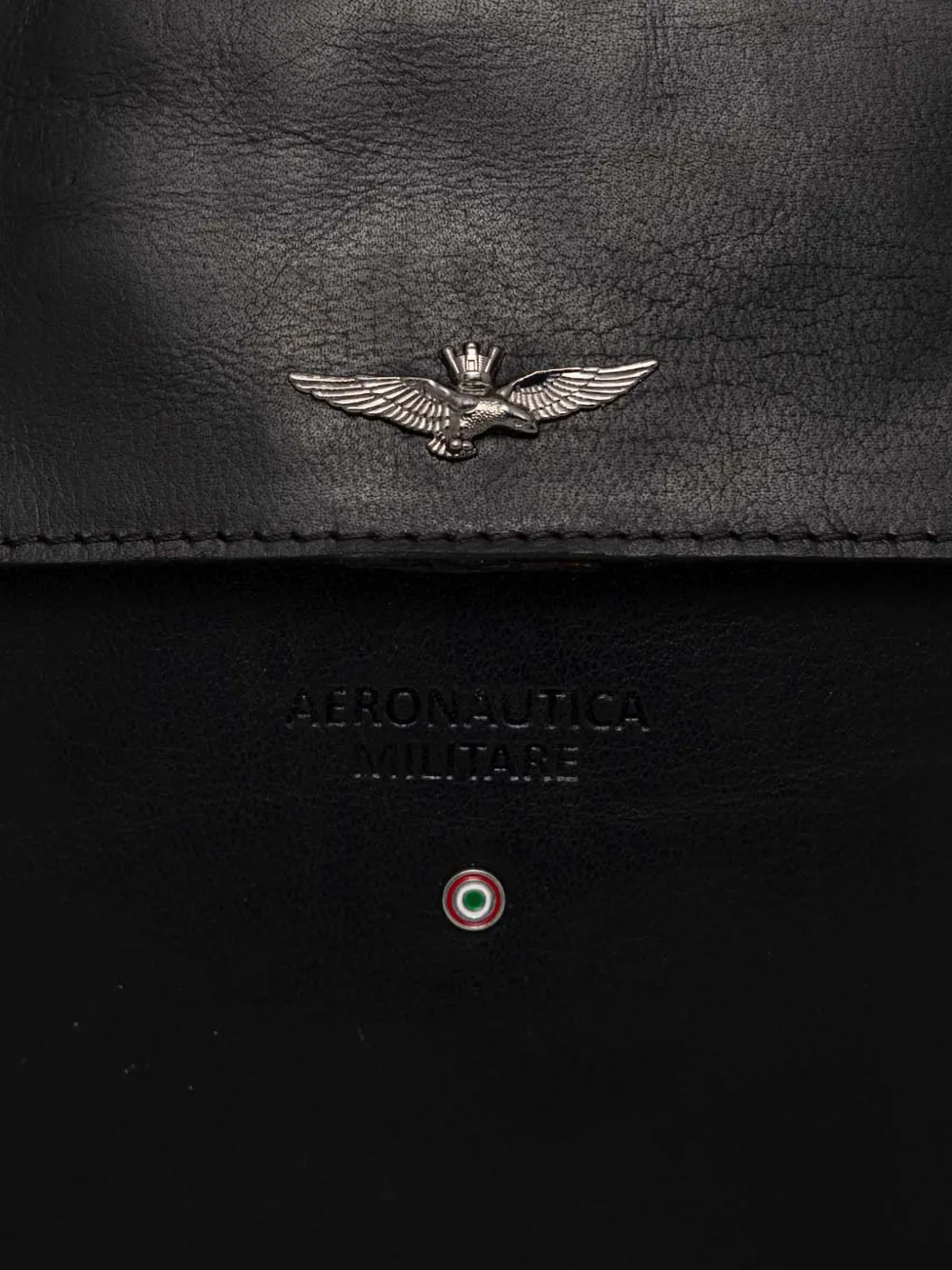 Aeronautica Militare Heuptas met logoplakkaat Zwart