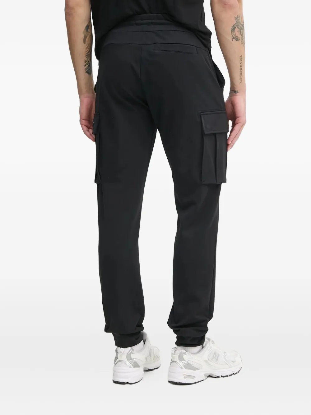 Aeronautica Militare Trainingsbroek met cargo zak - Zwart