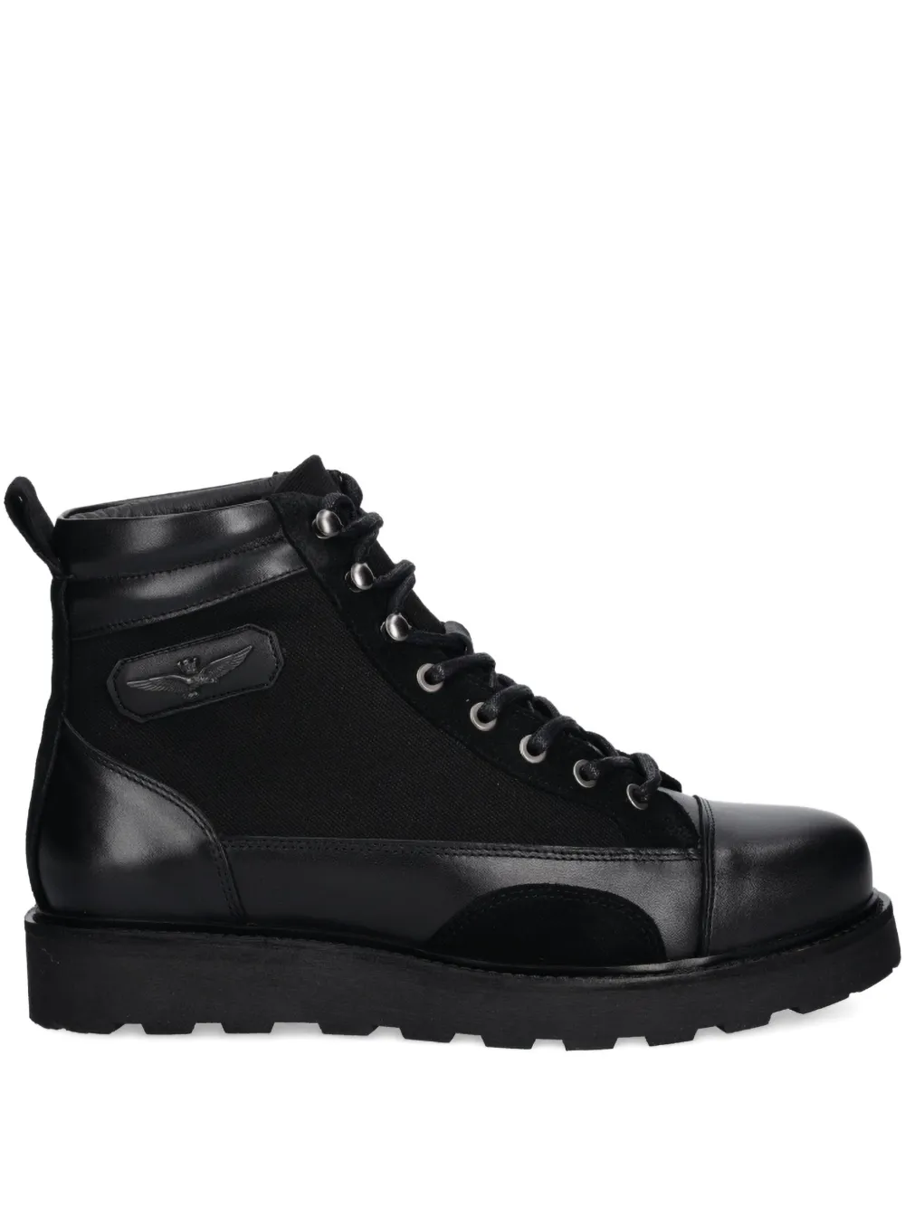 Aeronautica Militare leather lace-up ankle boots | Black | Image 1