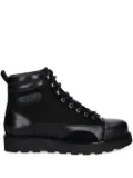 Aeronautica Militare leather lace-up ankle boots - Black