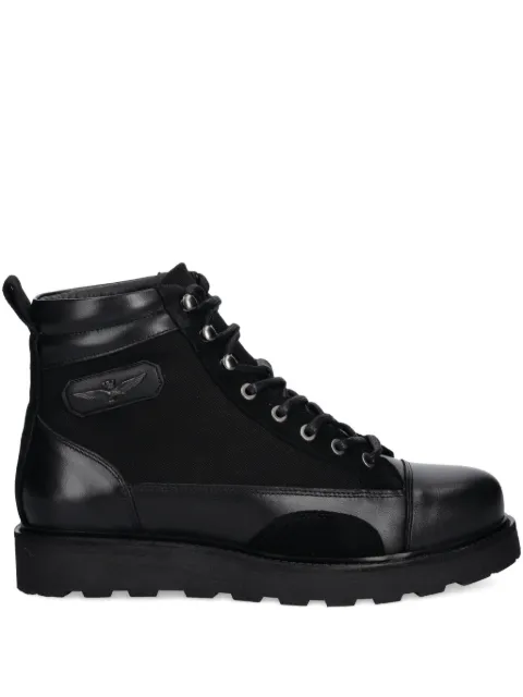 Aeronautica Militare leather lace-up ankle boots