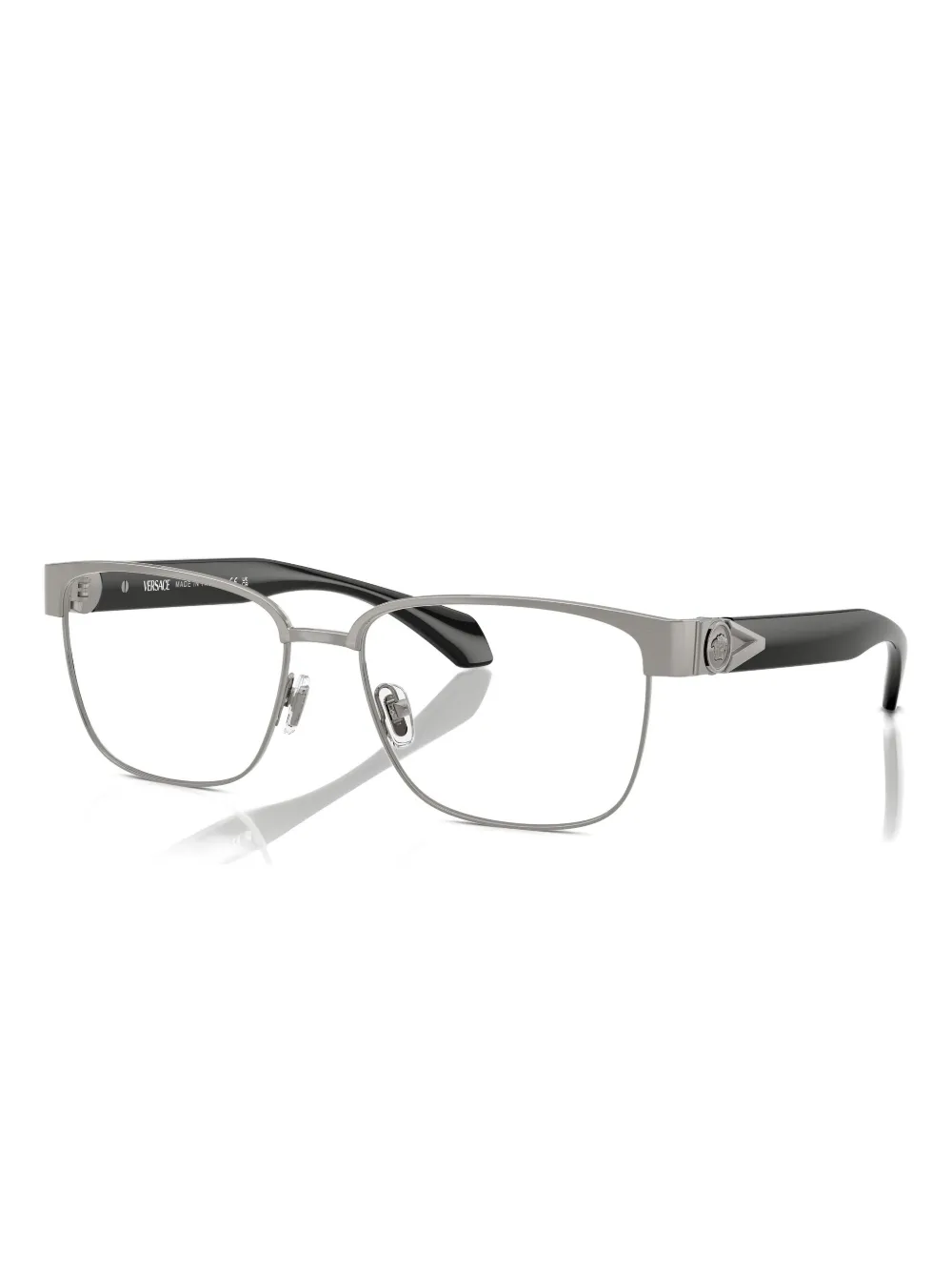 Versace Eyewear Bril met vierkant montuur Zilver