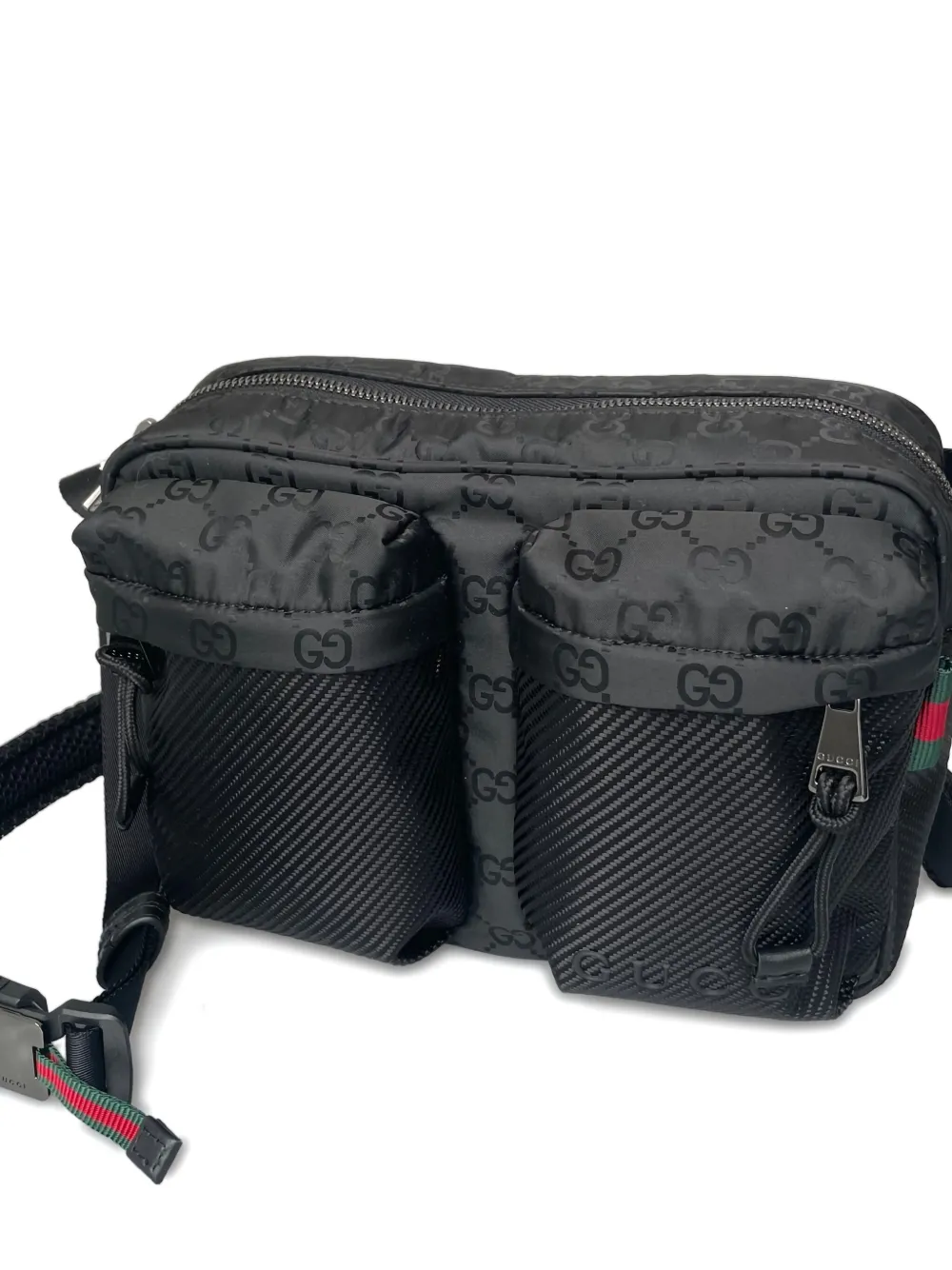 Gucci Kleine Nexus GG messengertas met monogram Zwart