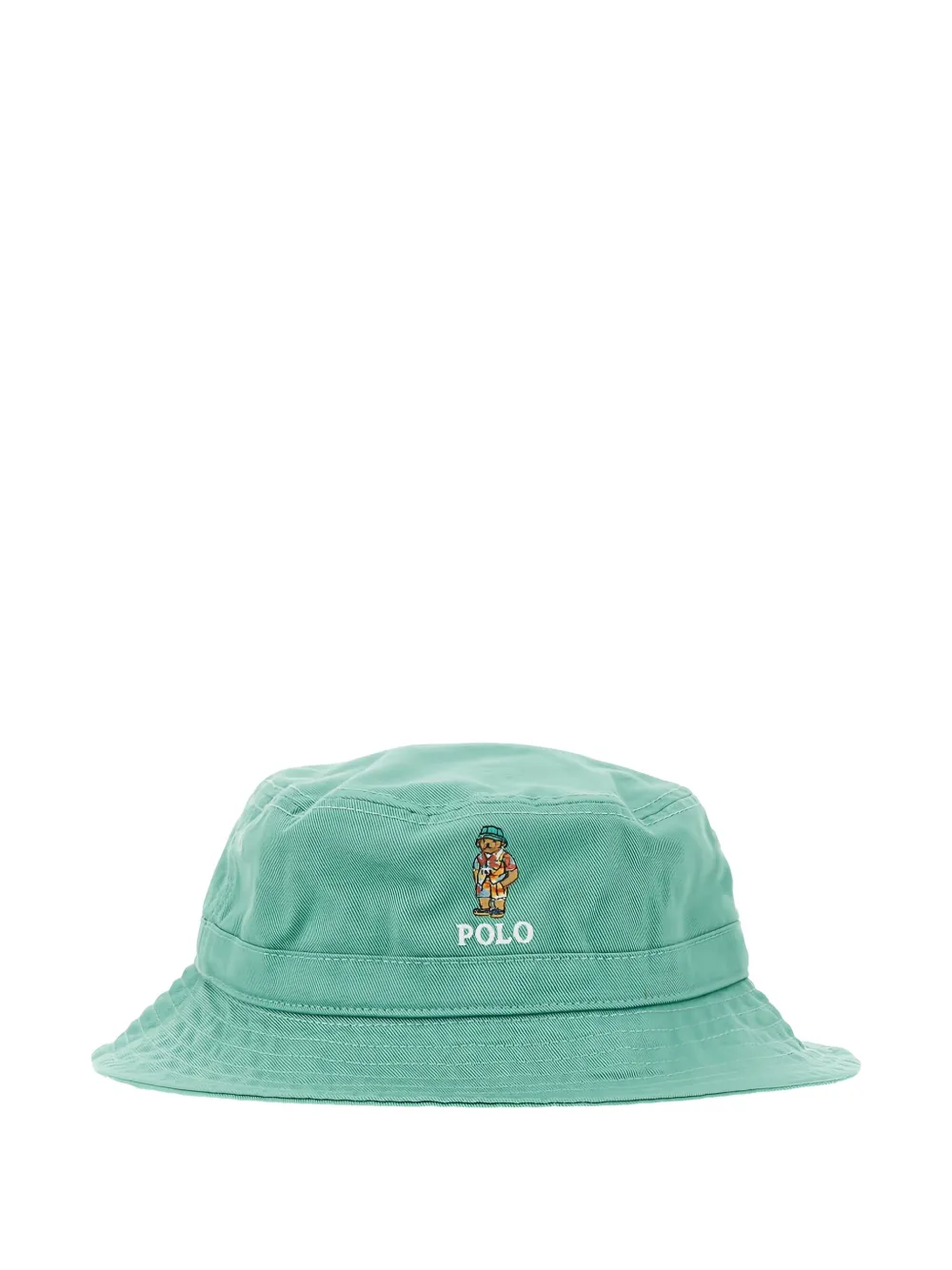 POLO RALPH LAUREN KIDS Polo Bear-embroidered bucket hat Groen