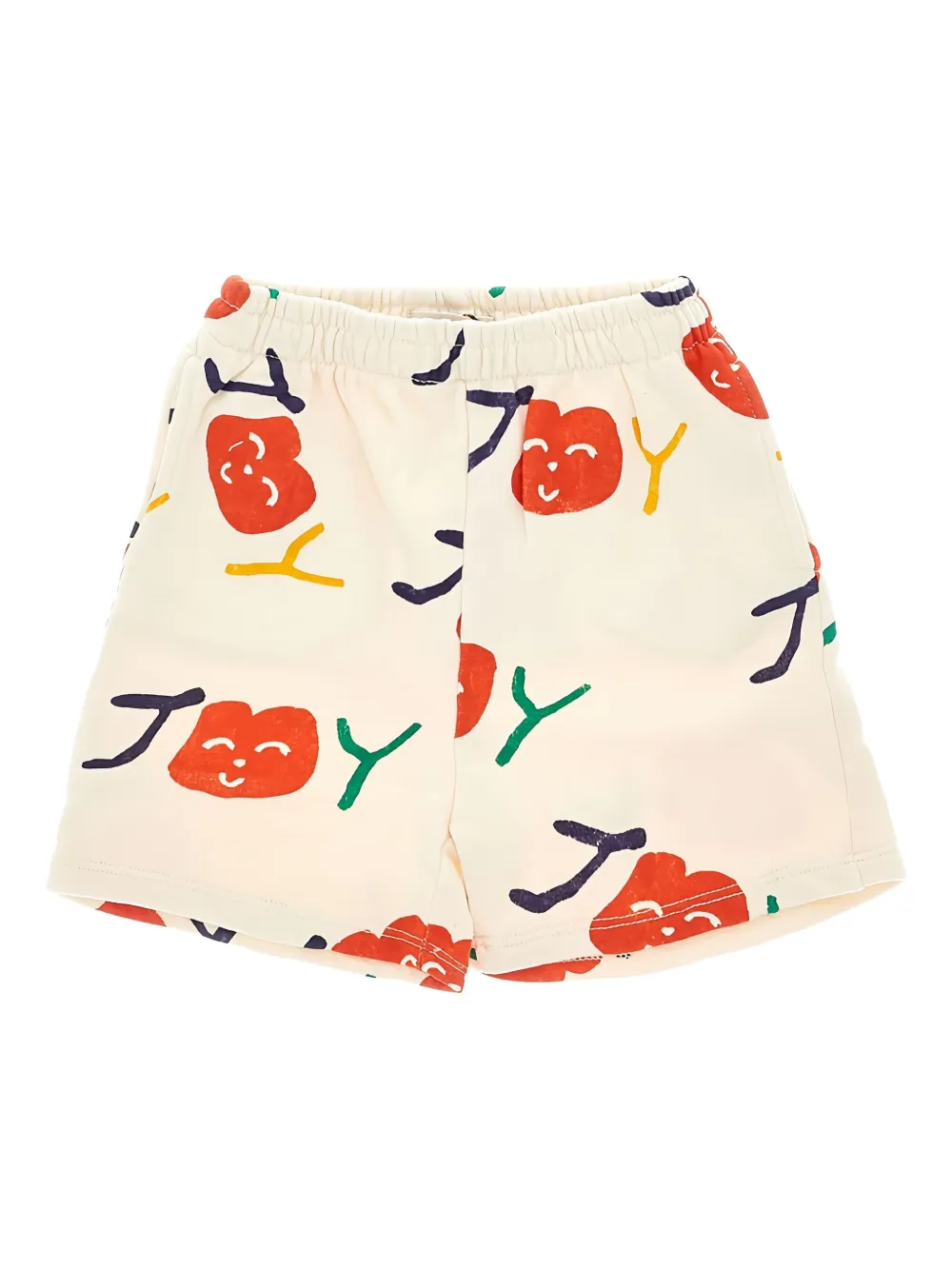 Bobo Choses Smilling All Over shorts Beige
