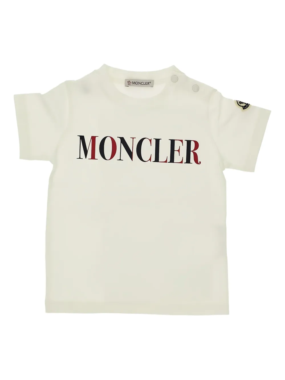 Moncler logo-print short-sleeve T-shirt | White | Image 1