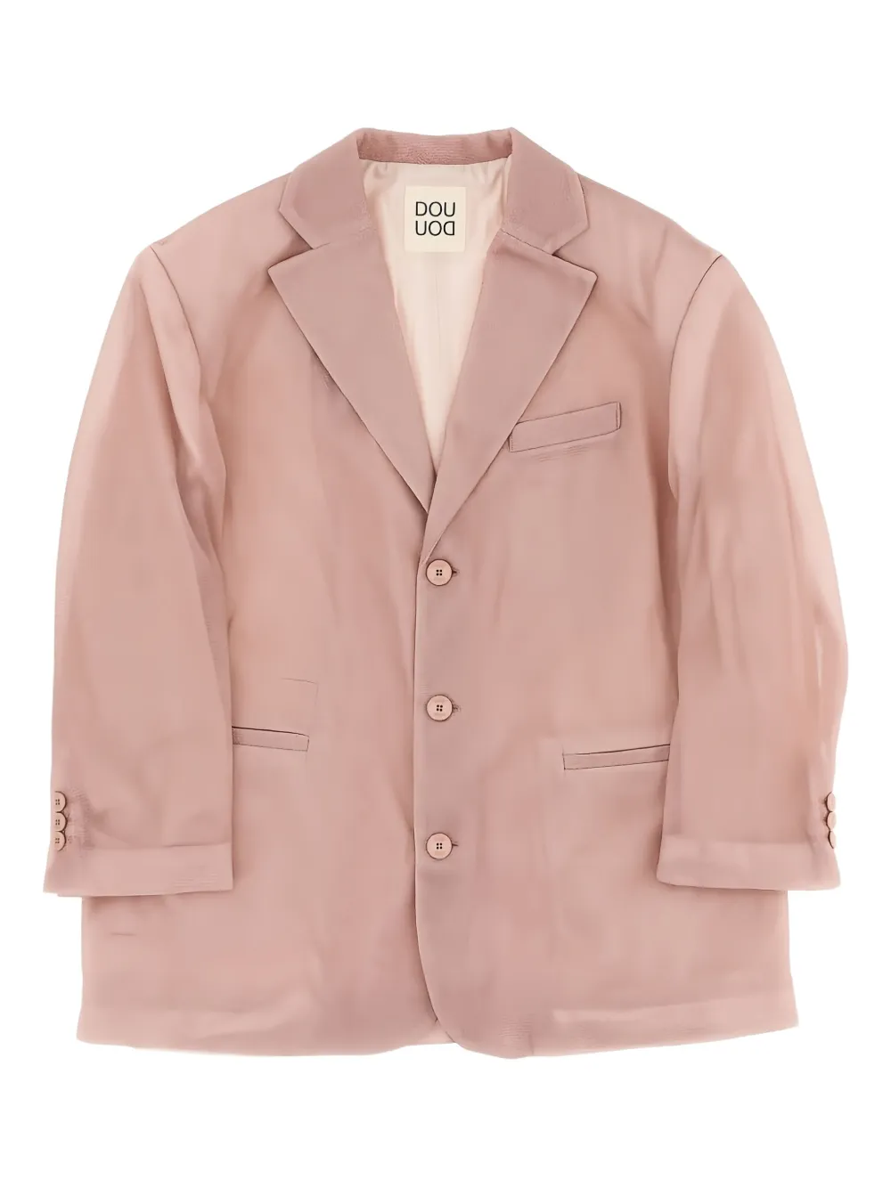 Doudou et Compagnie textured blazer Roze