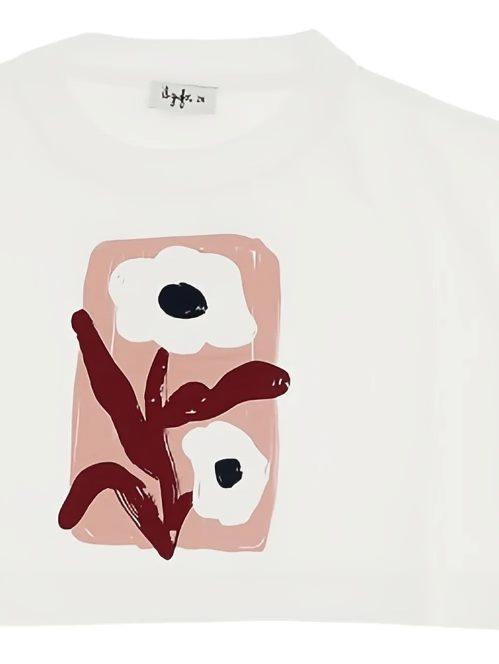 Il Gufo floral-print cropped T-shirt | Girls T-Shirts | Image 2