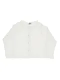 Il Gufo button-up cropped cardigan - White