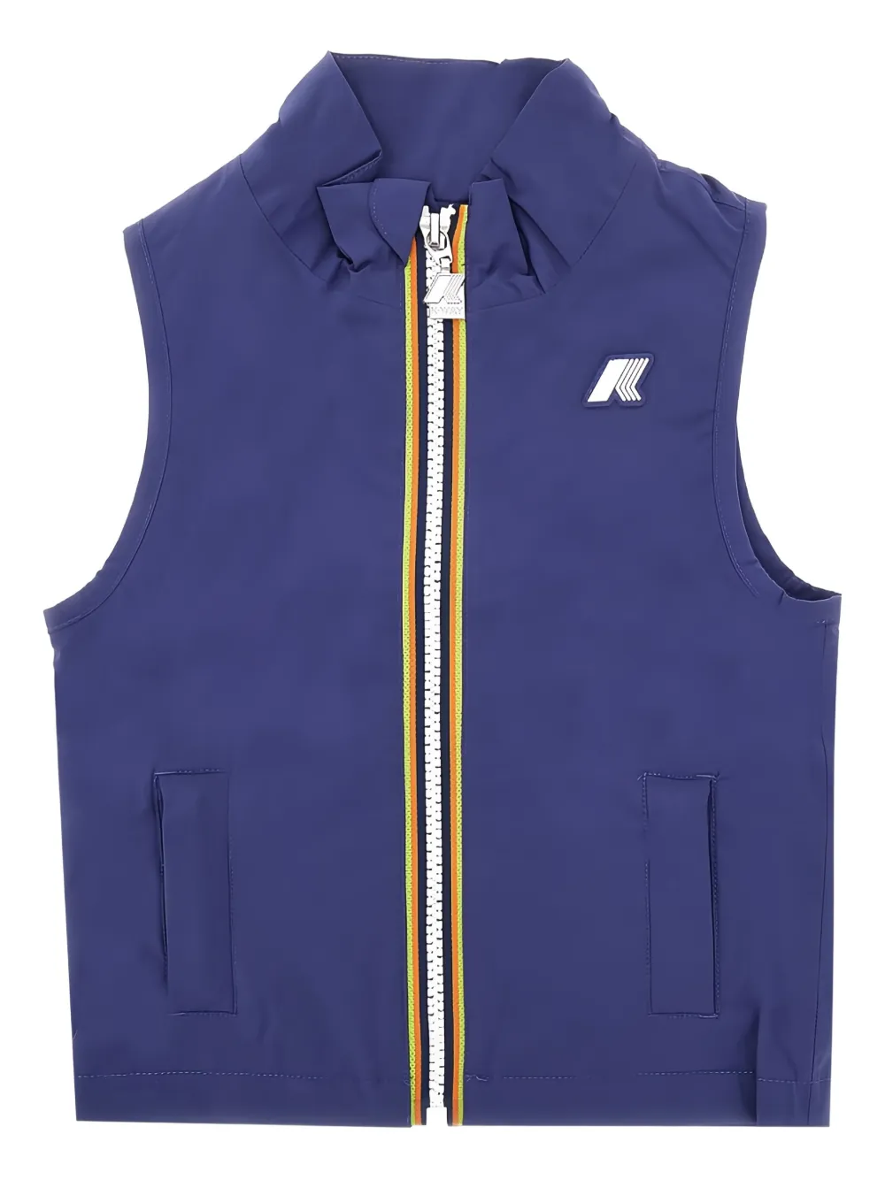 K-Way Valen collared gilet Blauw