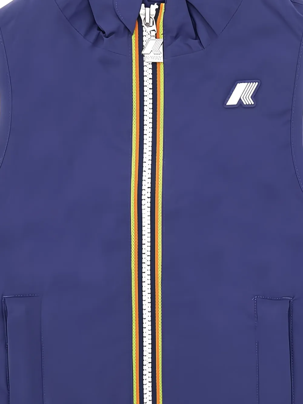 K-Way Valen gilet met kraag Blauw