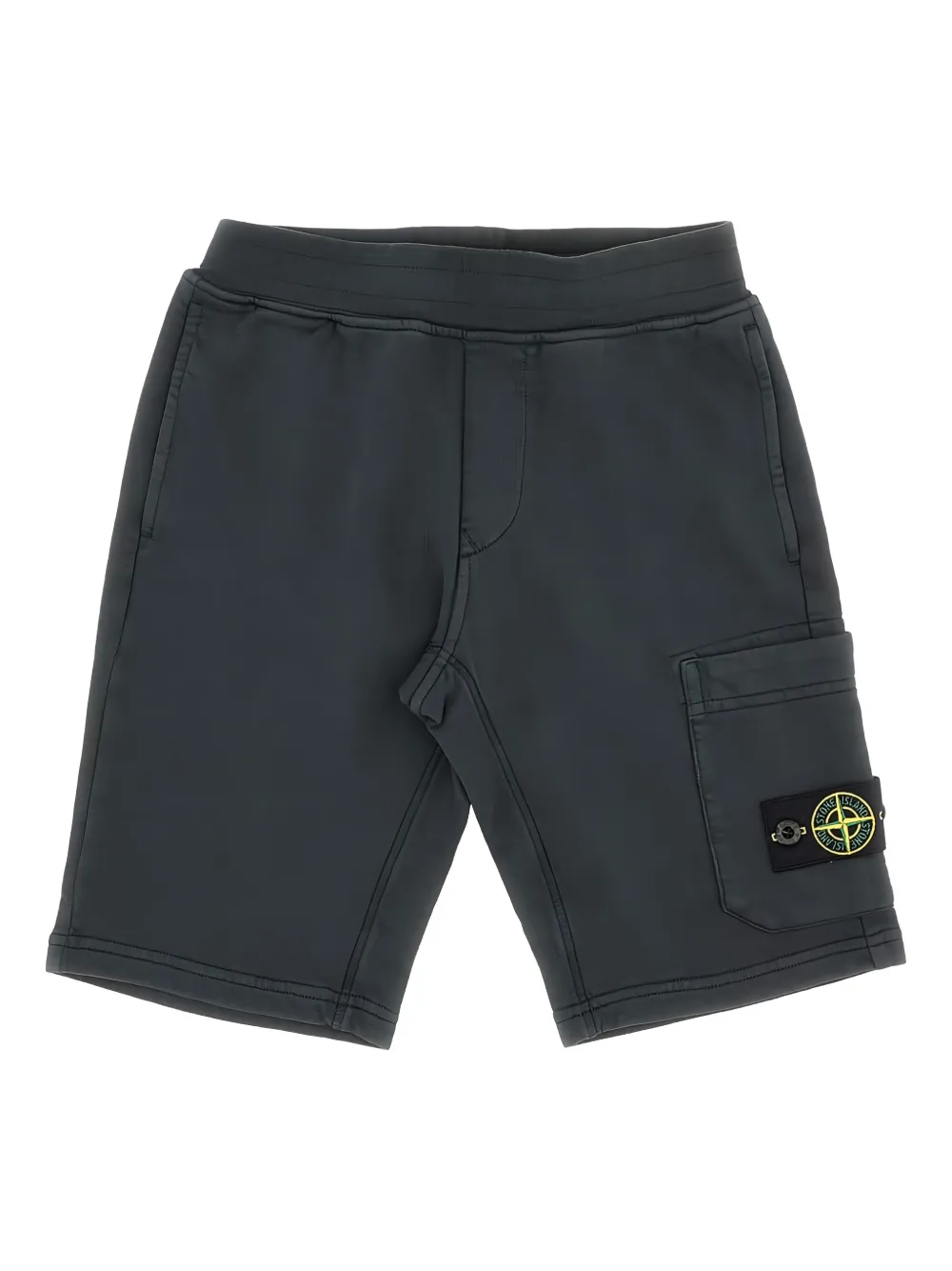 Stone Island Junior Cargo shorts Zwart