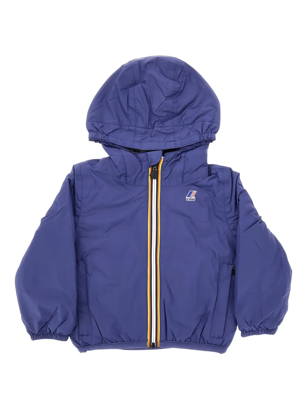 K-Way Le Vrai 3.0 Claude hooded jacket Blauw