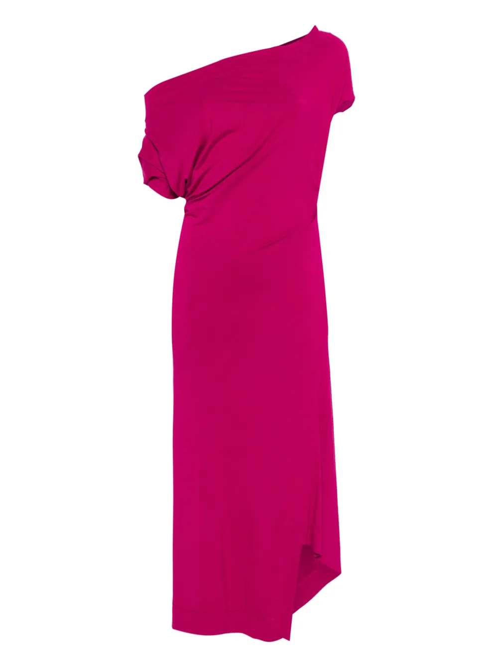 2013-2014 asymmetric draped dress