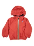 K-Way Claude hooded zip-front jacket - Red