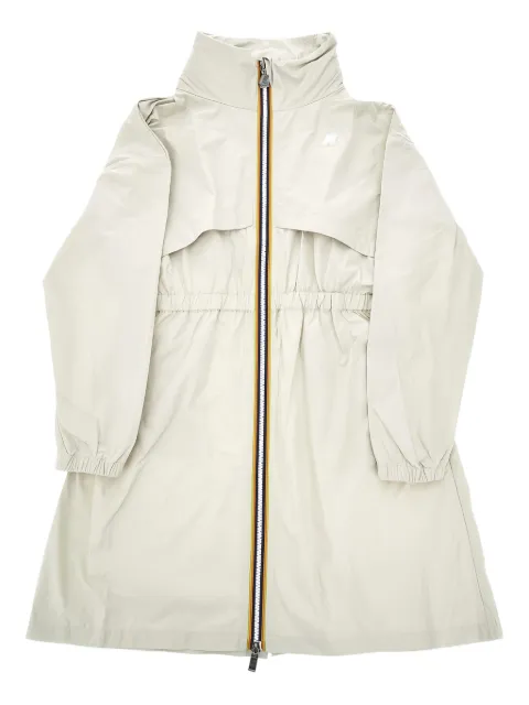 K-Way Aube zip-front drawstring-waist jacket
